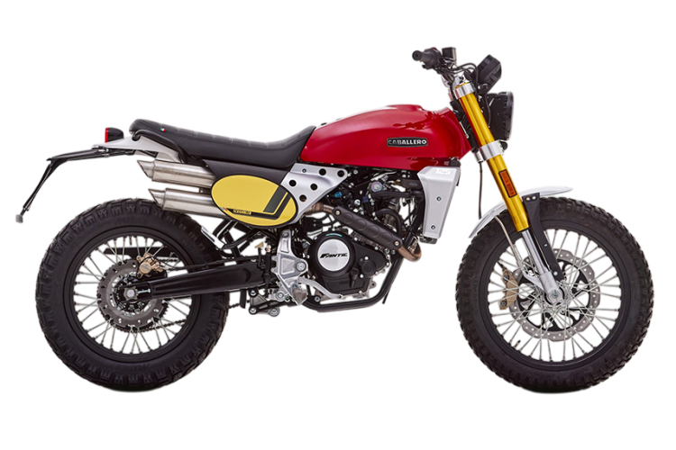 PROMO FANTIC Caballero Scrambler 125 E5 ROUGE